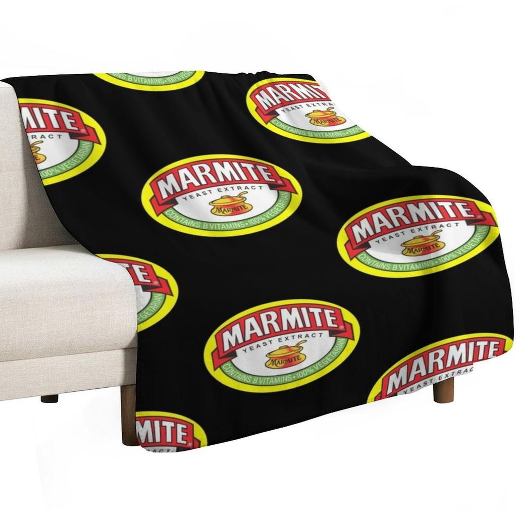Spicy Marmite Logo 7 Throw Blanket Modern Design Soft Blanket for Home Decor