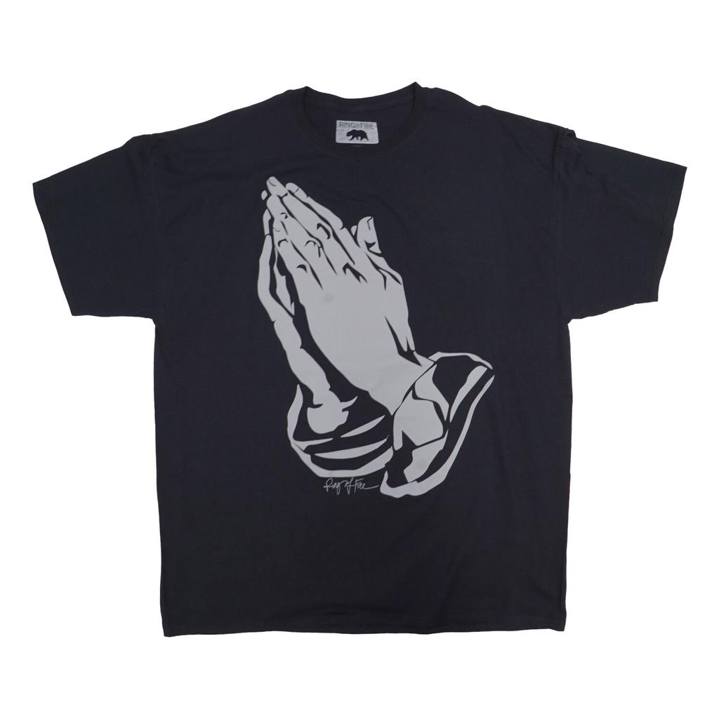 RING OF FIRE PRAYER HAND T SHIRT