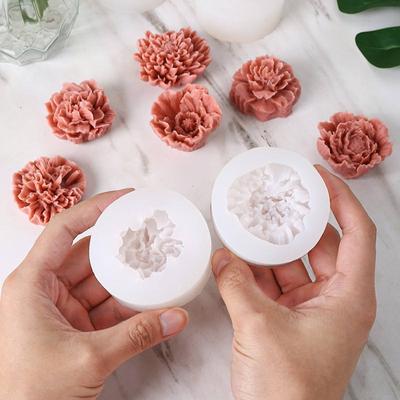 3D Flower Silicone Mold Homemade Soap Candle Molds Chocolate Moulds DIY Tools