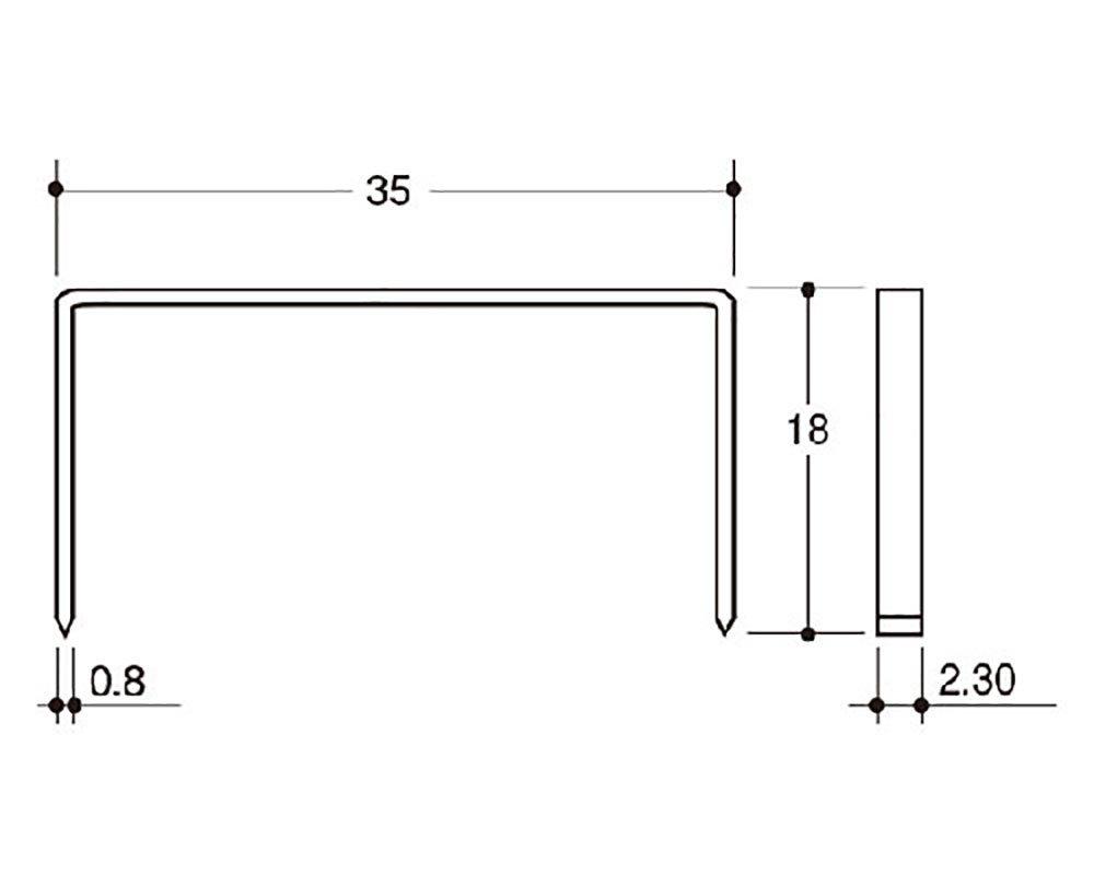 Tachikawa Pin Manufacturing Tachikawa Box Sealing Pin Co., Ltd. (U-Shaped Type) TB-18