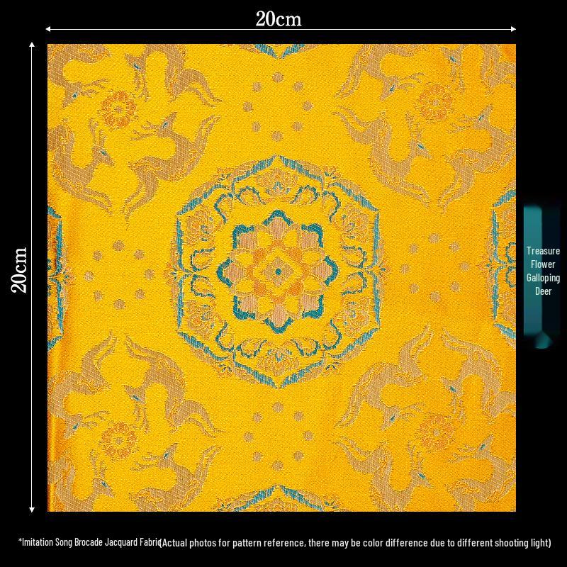 Retalhos de Tecido Brocado Jacquard Estilo Chinês para Sachê DIY e Artesanato