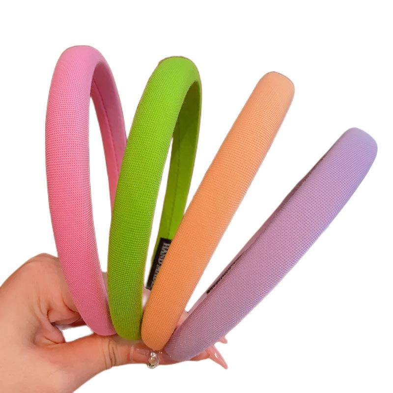 Kids' Colorful Headband & Hair Clip Set: 2024 Korean Style High-Value Girls' Hair Tie and Headwear.