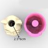 Innovative Silicone Flower Vase Mold Bulldog Shape Flexible Ornament Molds Silicone Flowerpot Mold Suitable for Crafting