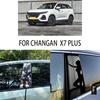 Door Window Decoration Trims Pillar Posts Stickers Auto Styling For CHANGAN  X7 PLUS Car Accessories