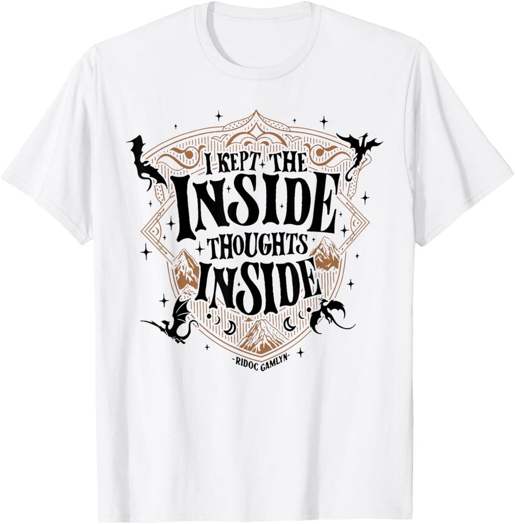 Ich habe die inneren Gedanken im T-Shirt behalten