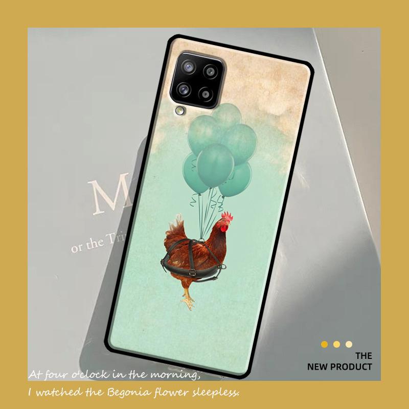 

Cartoon Chicken Rooster Case For Samsung Galaxy A17 A52S A06 A16 A26 A36 A56 A55 A35 A15 A53 A32 A33 A13 A14 A34 A54 Samsung A35