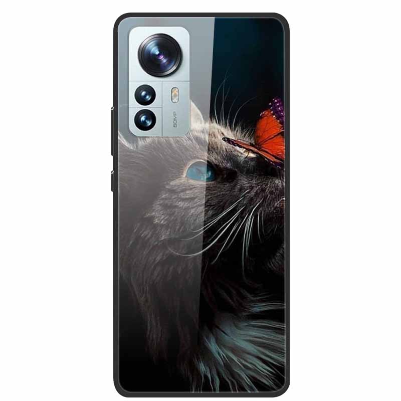 Tempered Glass Cases For Xiaomi 12T 5G Case Hard Phone Back Cover for Xiaomi 12T Pro Protection Shells Mi 12 T 12TPro 2022 Cool