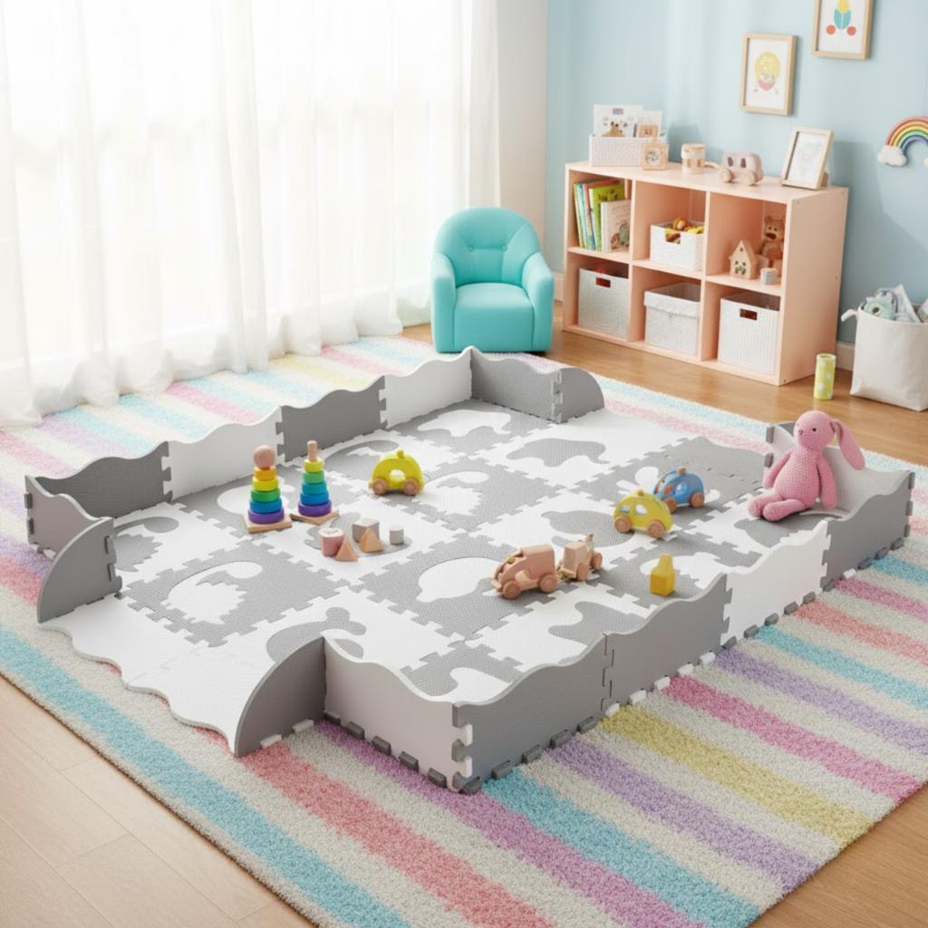 Educational Mat Foam Foldable Puzzle Fun Children Puzzle Gift Birthday