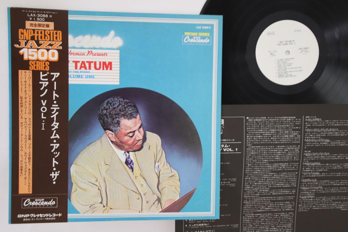 

LP Record ART TATUM - Art Tatum At The Crescendo Vol. I LAX3088PROMO GNP CRESCENDO 1976 Japan Obi Jazz Used