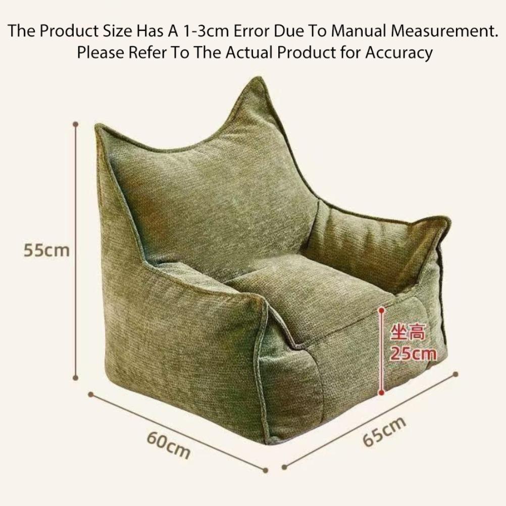 Single  Small Sofa Chair Children's Bedroom Living Room Baby Sofa Bean Bag Single Leisure Chair Thickened Portable Sofa Chai