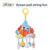 Whale Plush Baby Car Toy Hanging Mobile With Visual Stimuli For Sensory Development