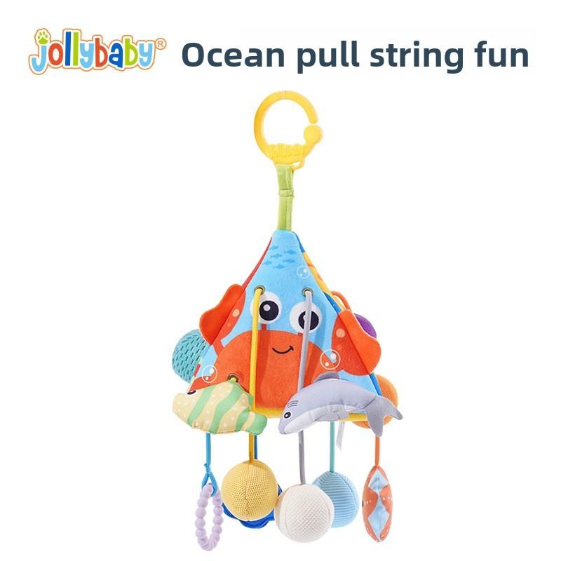 Whale Plush Baby Car Toy Hanging Mobile With Visual Stimuli For Sensory Development