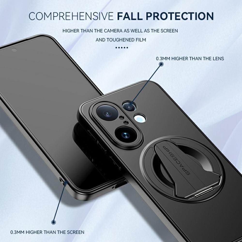 For vivo S30 Pro mini 5G Case Compatible with MagSafe Hidden Kickstand Skin-Feel Matte PC TPU Phone Back Cover
