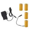 6V LR14 C Battery C Size Battery Eliminators Cable Replace 4Pcs 1.5V C