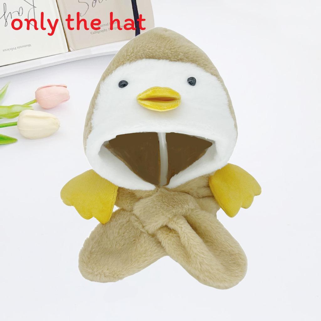 Winter Baby Deer Earmuff Hat With Plush Scarf For Girls And Boys