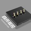 86 Type French Black Retro Industrial Brass Toggle Switch Panel for Hotels and B&Bs