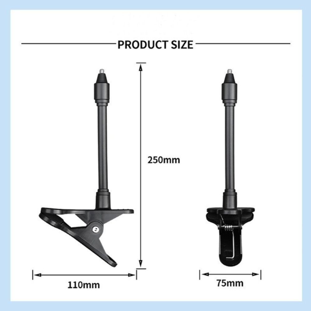 Protable Bendable Camera Clamp with Clip Flexible Monitor Holder Stand Punch-free Camera Fixed Bracket