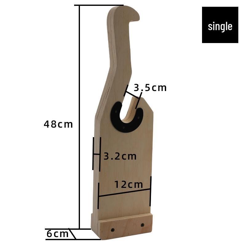 WEZHO Portable Barbell Plate Loading Jack