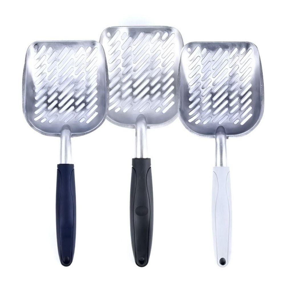 Long Handle Cat Litter Scoop Heavy Duty Cat Toilet Spoon Pet Cleaning Tools Cat Poop Scooper  Dog
