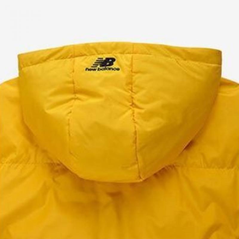New Balance Unisex Reversible Duck Down Padded Jumper Yellow