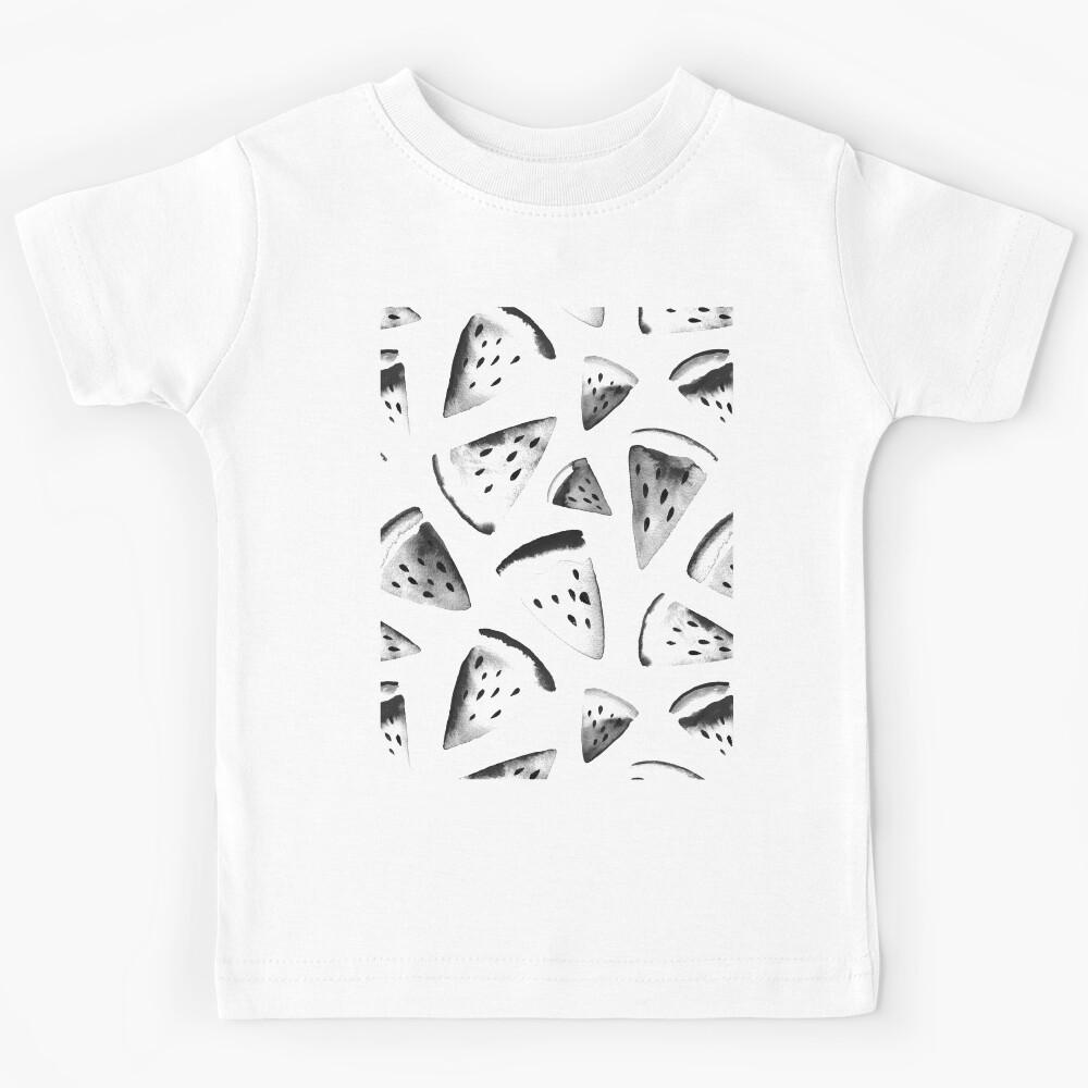 Black and white watermelon  Kids T-Shirt 150