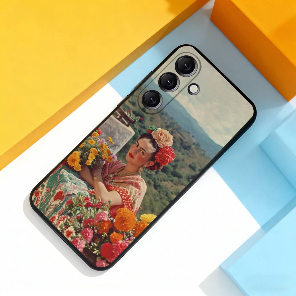 F-Fridas Art K-Kahlo Cool For Samsung Galaxy A 22,71,53,52,51,72,73,5G,Note,J7,8,9 Phone Case Soft Black Cover