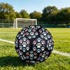 1pc Paw Prints Circle Size 5 Soccer Ball Professional Match Training Football Indoor &Outdoor Sports Ball Lightweight Durable M6552
