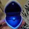Creative Heart-shaped LED Diamond Ring High-end Illuminated Necklace Gift Boxes Proposal Gift Packaging Jewelry Boxes