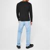 Lonsdale Men's Long Sleeve T-Shirt Black, Size L