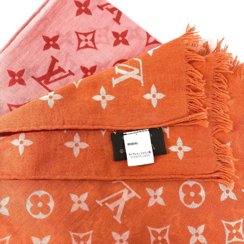Louis Vuitton M70508 Stole Etor Monogram Sunrise Fringe Scarf, Gradient Shawl