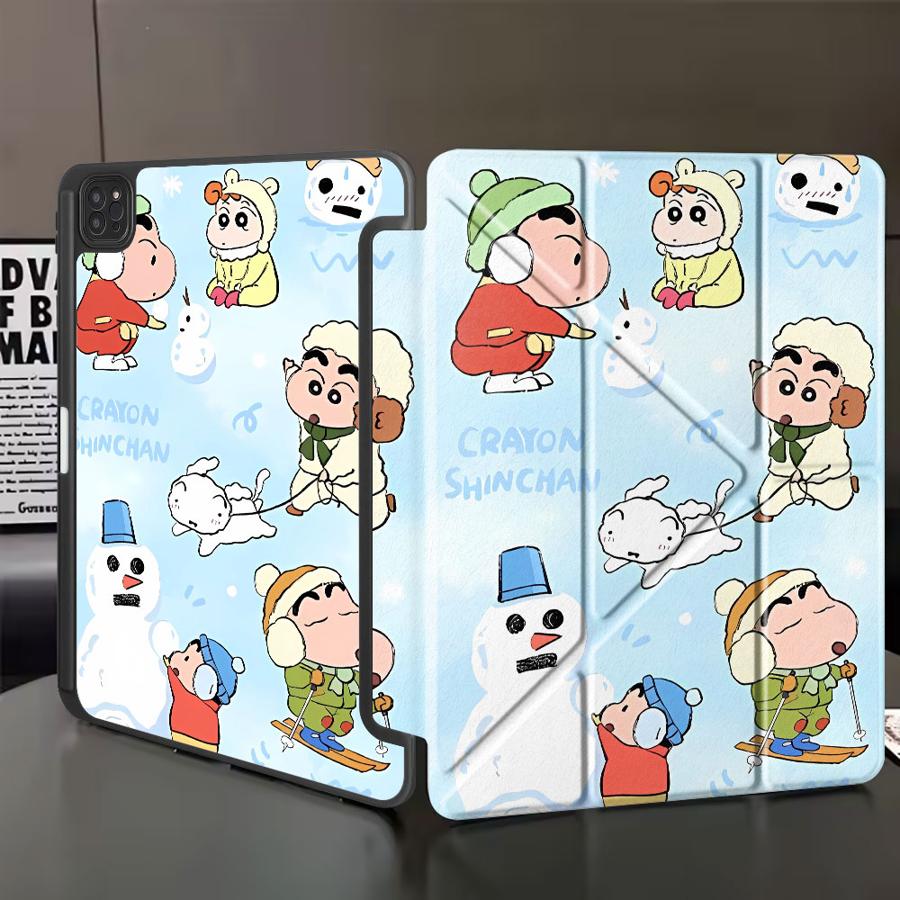 

Cra-yons Shin-chans Anime Holder Cover Tablet Case For iPad Pro 2025 Mini 6 7 Air 4 5 M3 M2 1 2 M4 11inch Pro 11th 10th 9th 8th iPad Mini 7 8.3