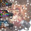 Christmas Lights Projector Xmas Party In Outdoor Snowflake Led Laser Lamp Usb