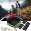 Portable Fishing Tackle Bag Waterproof Fishing Bag with 3 Adjustable Dividers for Spinning Baitcasting Fly Reels
