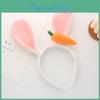 Charming Easter Bunny Ear Hairband With Carrot Rabbit Design