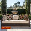 2D Colorful Floral Embroidered Pattern Pillow Covers Pattern Cushion Cover Suitable For Sofa Bedroom Car Pillow Cover