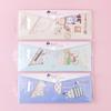Simple Transparent Four Piece Ruler Set For Student Learning Stationery Supplies