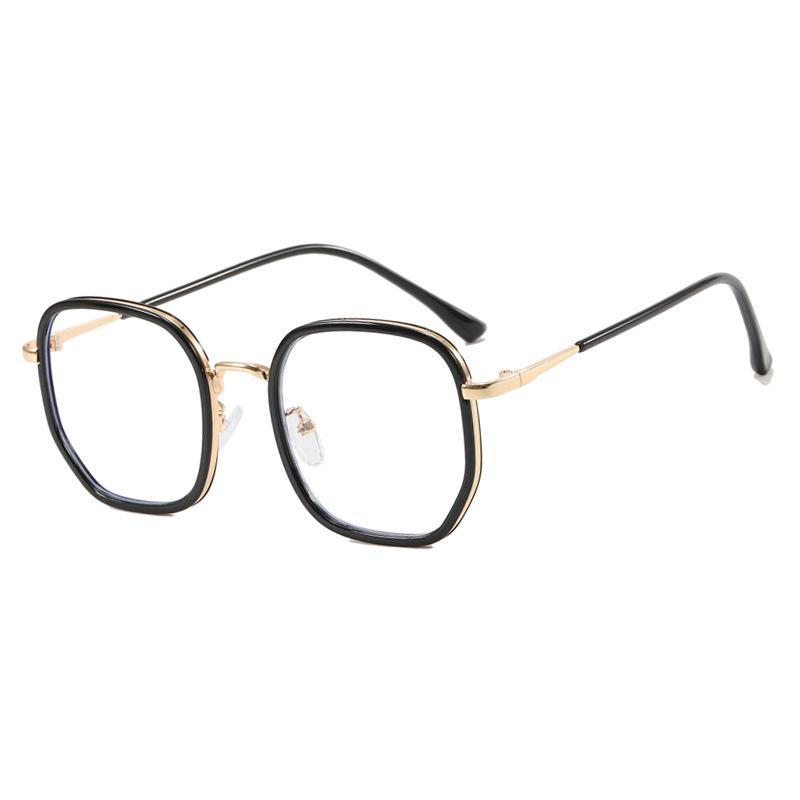 New Brand Milk Coffee Color Women Square Frame Photochromic Anti Blue Light Prescription Reading Glasses