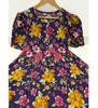 Women Designer Printed Cotton Midi Gown Kurta Party Wear Top Tunic Kurti Dress
