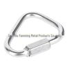 304/316 Stainless Steel Triangle Quick Link Lock Carabiner Buckle