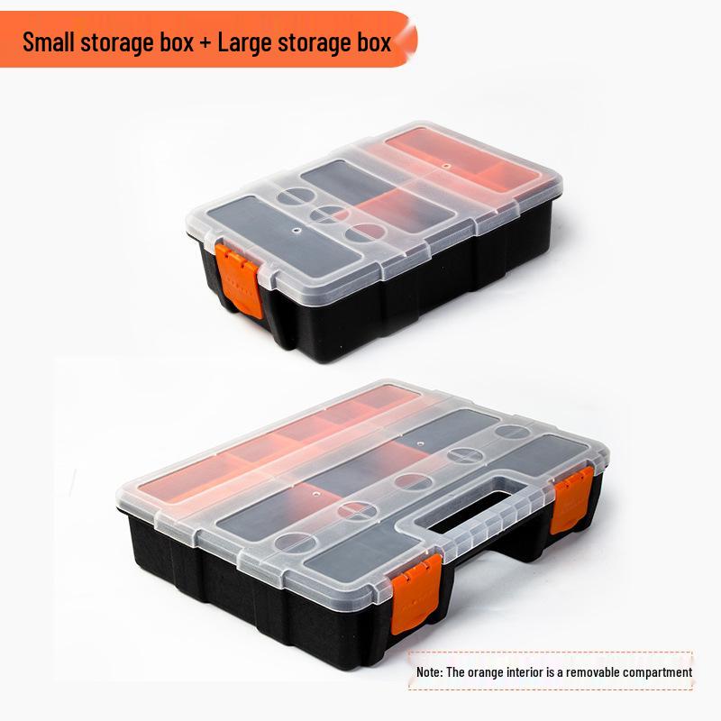 Frosted Plastic Storage Box for Tools, Hardware, and Fishing Lures