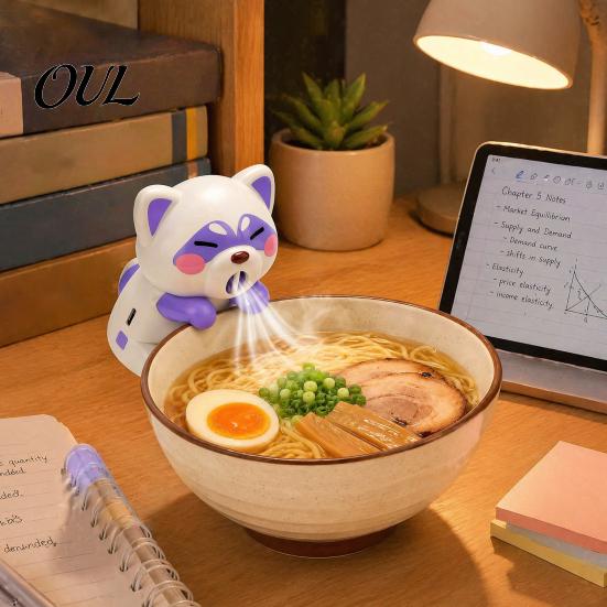 Heißes Essen Ventilator Kühlung für Nudeln und Suppe, Tragbarer Clip-on Mini Suppenkühlung Ventilator, Freihändige Instant Nudel Büro Wohnheim Nutzung Schüssel Clip