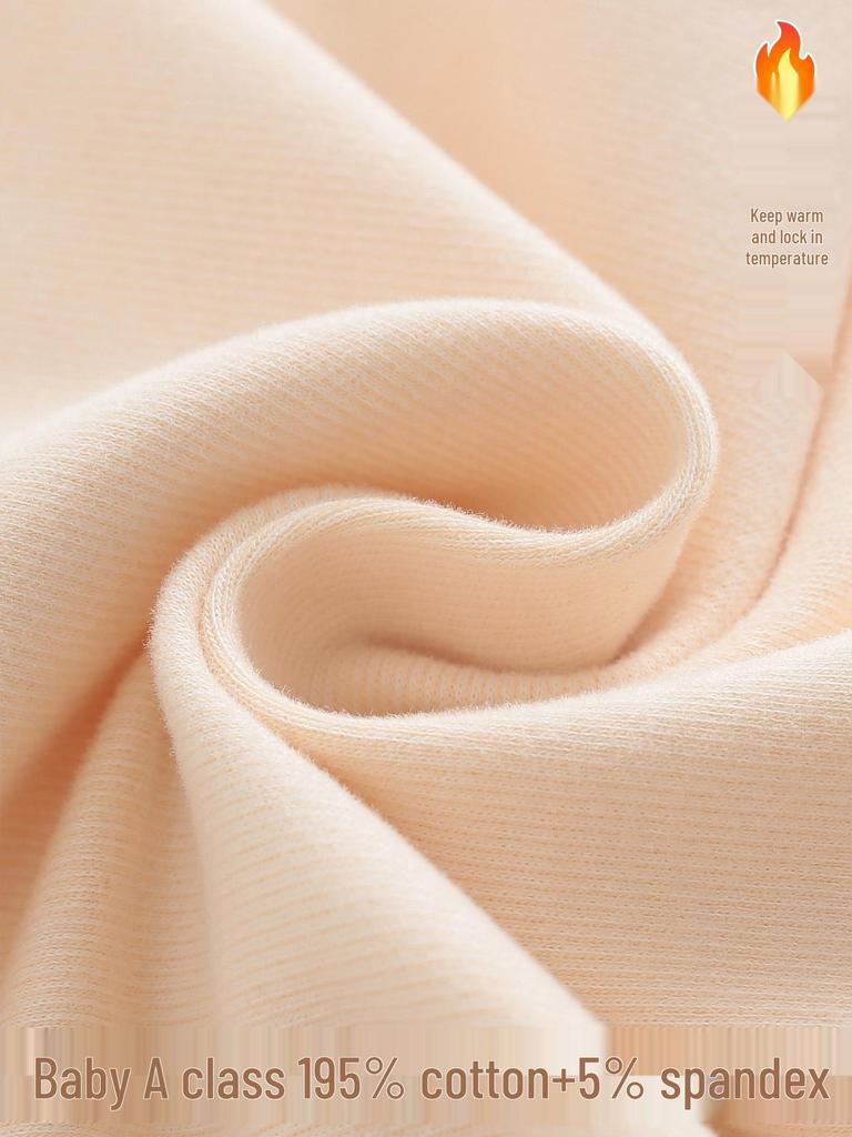 Warm Baby Bodysuit - Autumn/Winter Long Sleeve Velvet Romper with High Neck for Boys & Girls