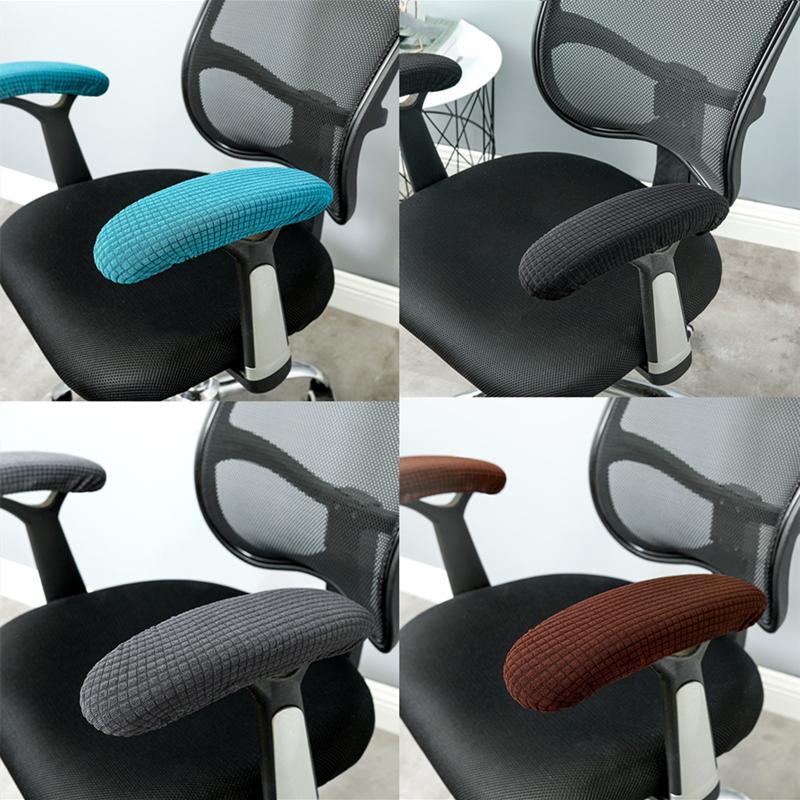 1 Paar Wasserdicht für Büro Zuhause Dehnbar Stuhl Armlehnenbezüge Hohe Qualität Staubdicht Computerstuhl Ellenbogen Armlehnen Schutz