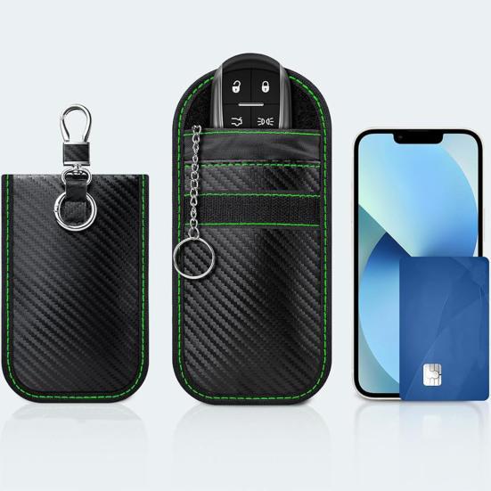 Přenosná Faradayova taška Organizér na uložení klíčů od auta Odolný proti opotřebení Proti krádeži Blokování signálu RFID klíč