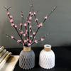 Plastic Flower Vase with Modern European Anticeramic Look for Flower Arrangement on Desk Bedroom Dining Table and Wedding