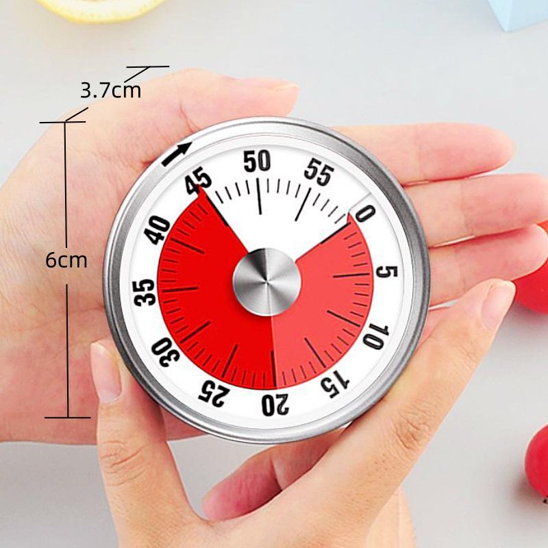 Magnetic Visual Kitchen Timer and Study Reminder for Children with Alarm Clock Function