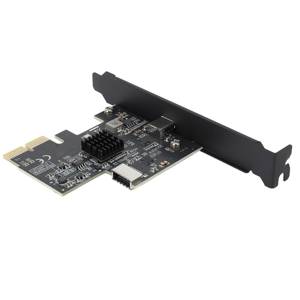 USB 3.2 GEN2 Expansion Card 10Gbps PCIE 2X Interface Support Type C and Type E Front for ASM3142 Chip Expansion Card
