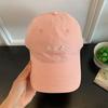 Small Flower Embroidered Milk Yellow Baseball Cap Women'S Spring And Summer Big Head Circumference Showing Face Small Peaked Cap Wide Brim Big Face