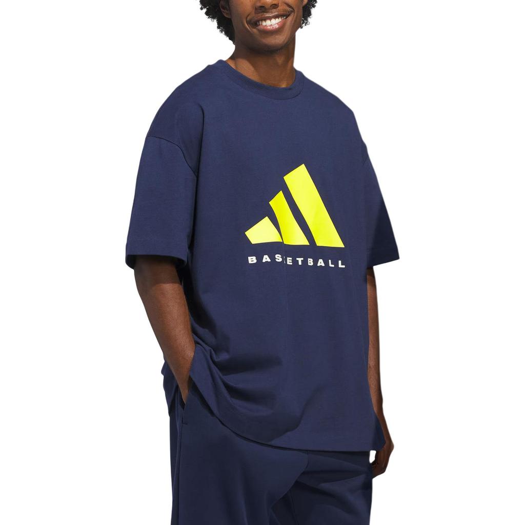 Adidas Loose Fit Round Neck Pullover Short Sleeve Basketball Jersey Unisex tops KB7559