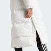 Adidas 530 Einfache Lange Sportliche Freizeit Daunenjacke mit Kapuze Damen Jacke Weiß IK3158